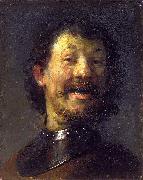 REMBRANDT Harmenszoon van Rijn The laughing man oil painting reproduction